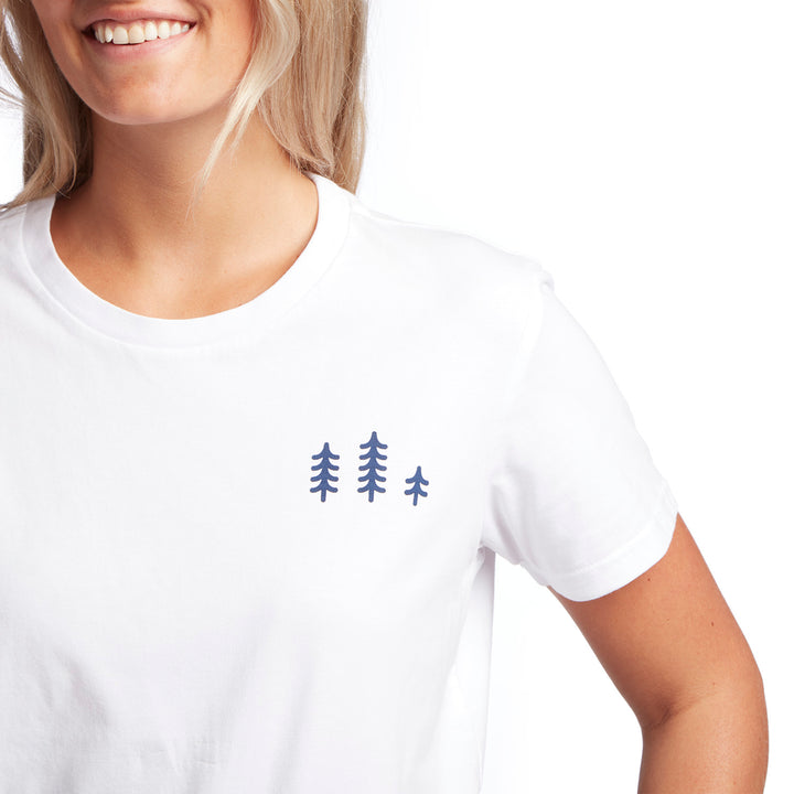 evo Seattle Trees T-Shirt - Women's White