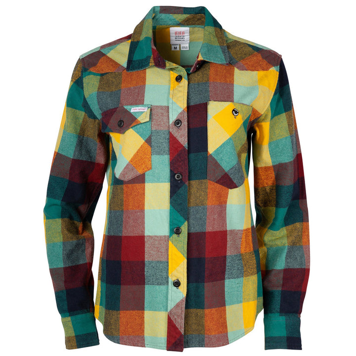 Topo Designs Work Shirt - Women's Mustard/Glacier