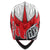 Troy Lee Designs D3 Composite Bike Helmet Corona Red/White