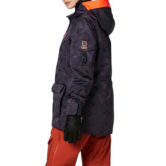Helly Hansen Powderqueen 2.0 Jacket - Women's Graphite Blue Camo