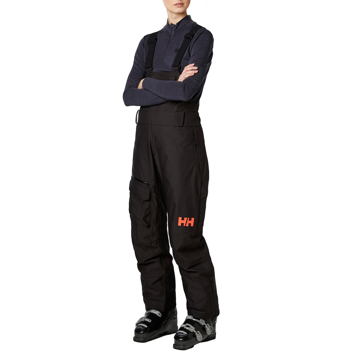 Helly Hansen Powderqueen Bib Pants - Women's Black