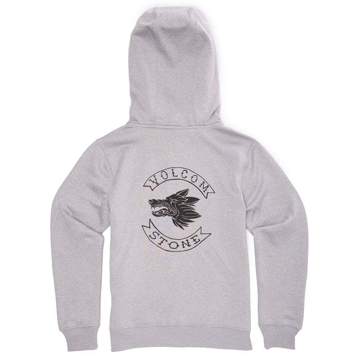 Volcom Grohman Fleece Hoodie - Boys' Heather Grey