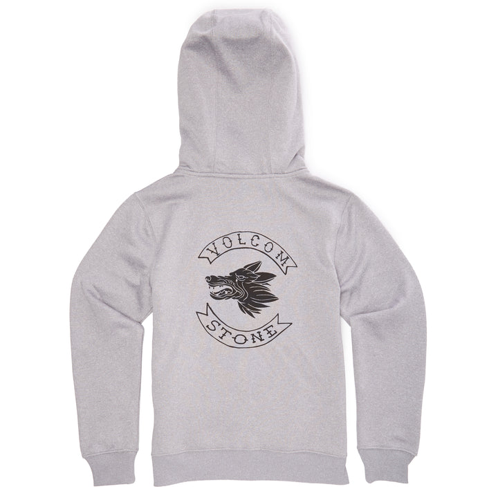 Volcom Grohman Fleece Hoodie - Boys' Heather Grey