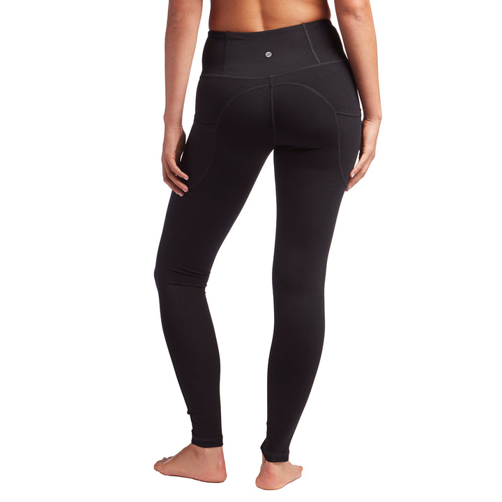 Vimmia High Waist Plie Leggings - Women's Black Back View