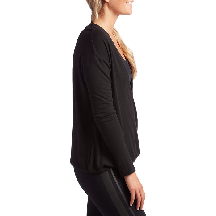 Vimmia Pacific Reversible LS Twist Tee - Women's Black Side View