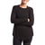 Vimmia Pacific Reversible LS Twist Tee - Women's Black Front View