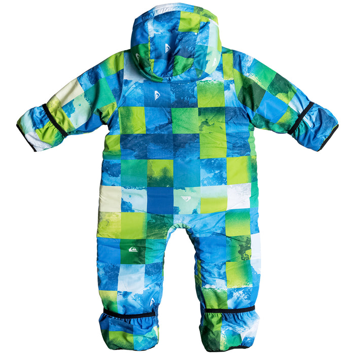 Quiksilver Little Rookie Snow Suit - Infants' Blue Sulphur Check