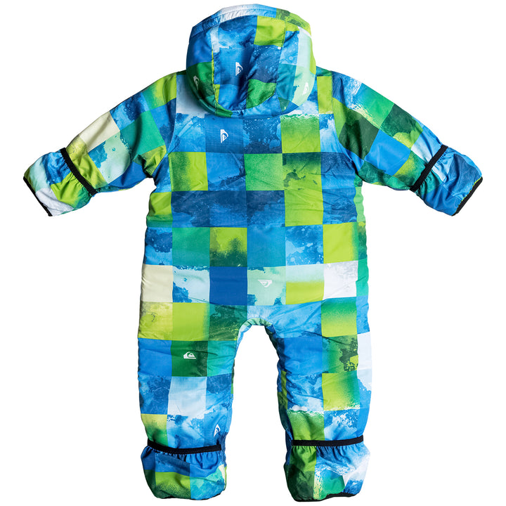 Quiksilver Little Rookie Snow Suit - Infants' Blue Sulphur Check