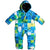 Quiksilver Little Rookie Snow Suit - Infants' Blue Sulphur Check