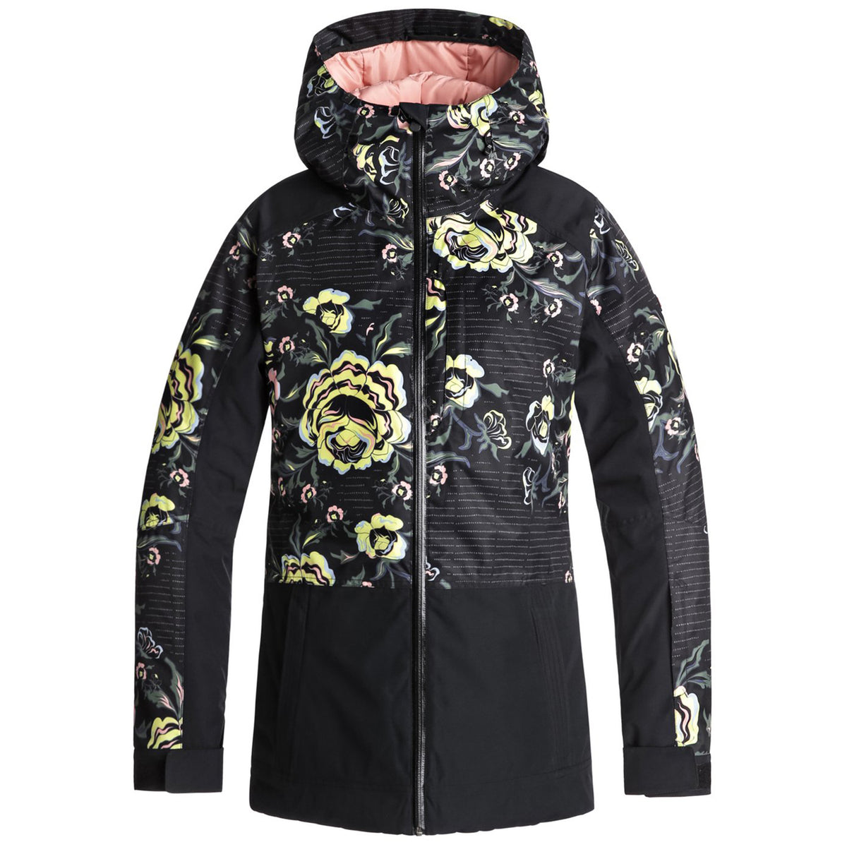 Roxy Torah Bright Snowflake Jacket - Women's True Black/Torah's Roses