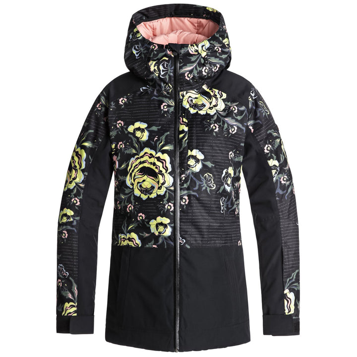 Roxy Torah Bright Snowflake Jacket - Women's True Black/Torah's Roses