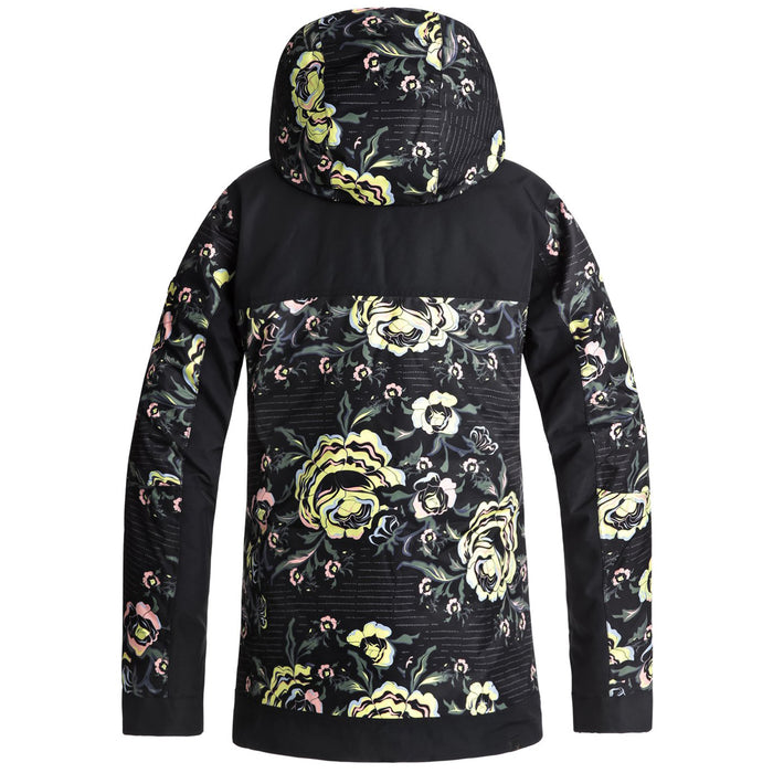 Roxy Torah Bright Snowflake Jacket - Women's True Black/Torah's Roses