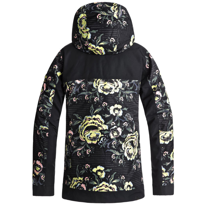 Roxy Torah Bright Snowflake Jacket - Women's True Black/Torah's Roses
