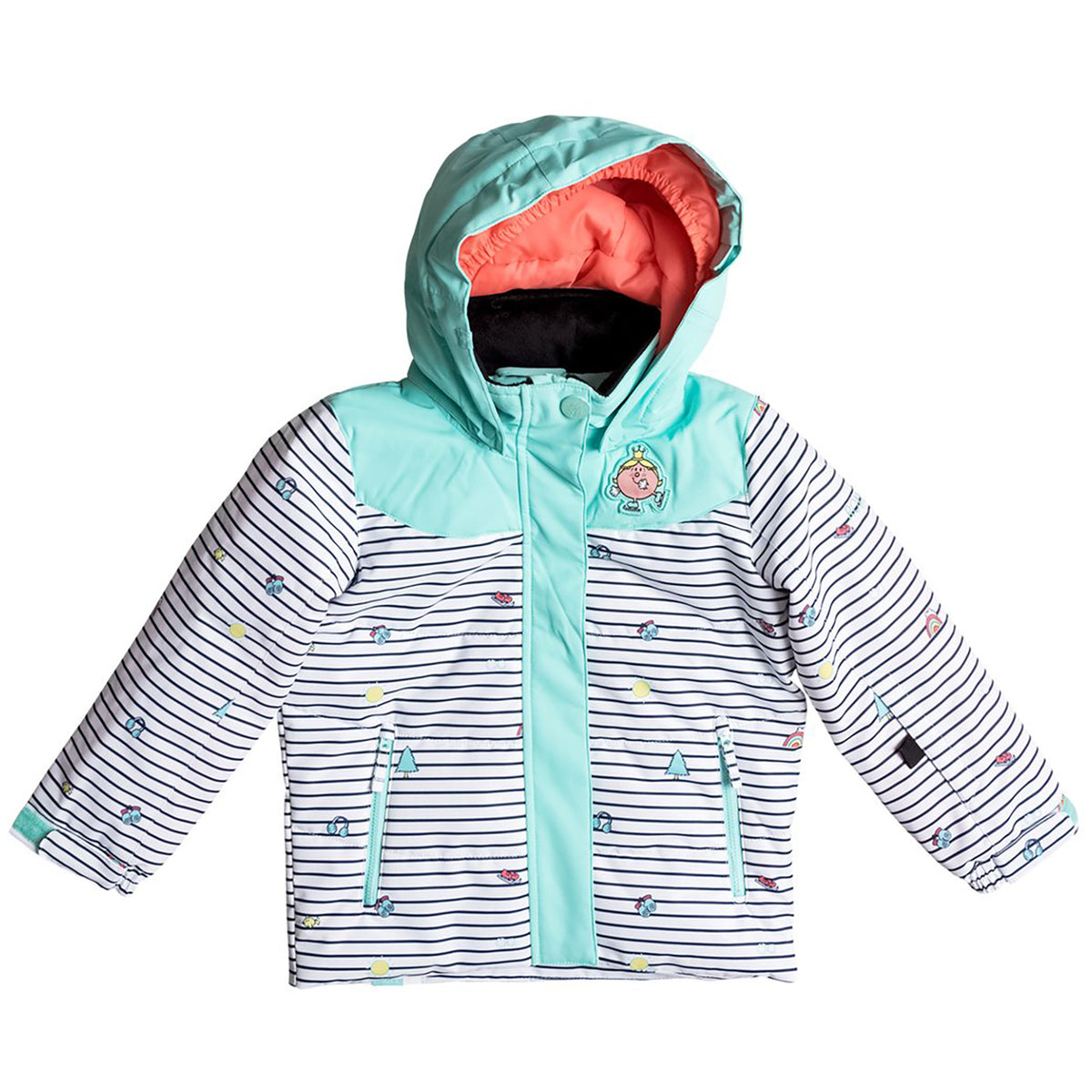 Roxy Anna Little Miss Snow Jacket - Little Girls' Little Miss Stripe