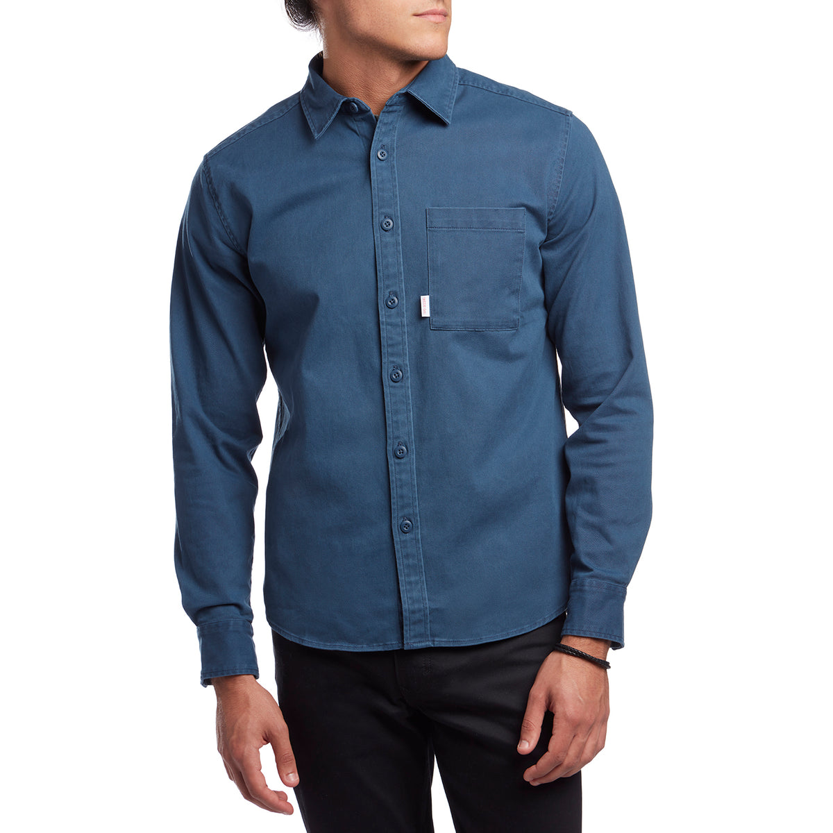 Topo Designs Dirt Shirt Navy Front View