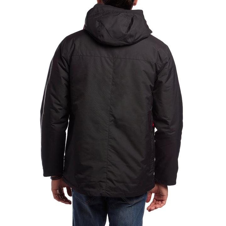 Topo Designs Mountain Jacket Black Back View