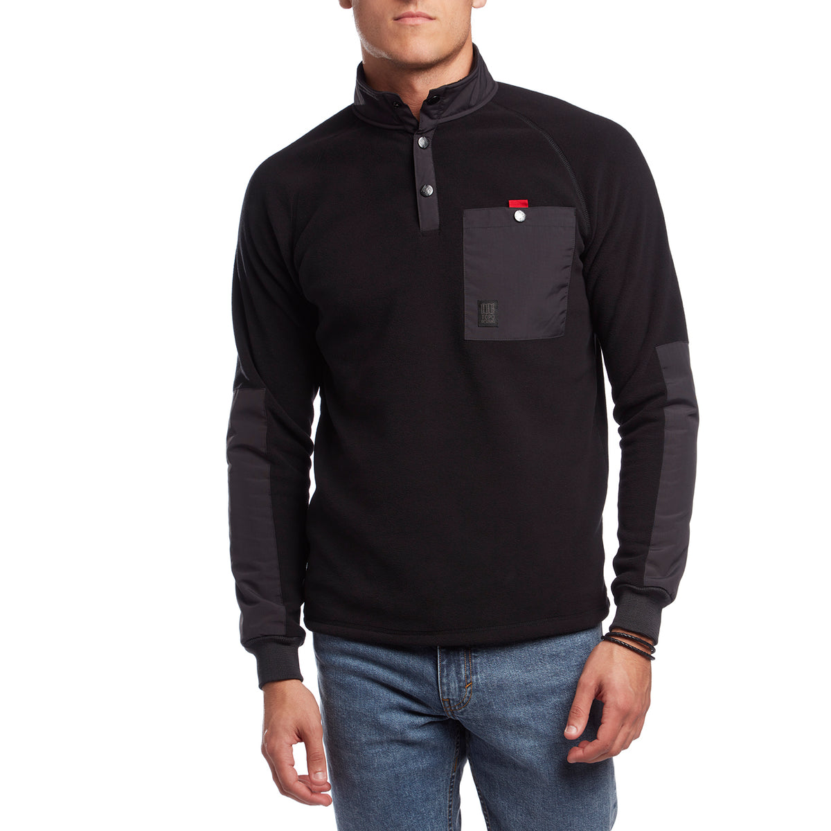 Topo Designs Mountain Fleece Black