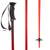 evo Double-E Ski Poles 2022 Matte Red/Matte Black Dot Fade