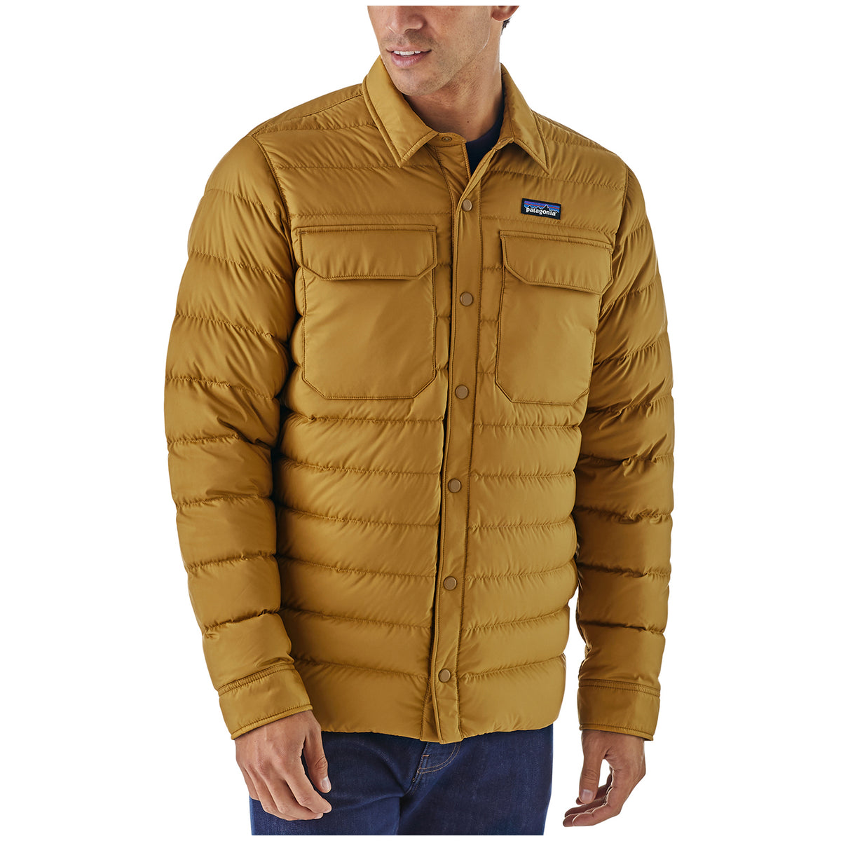 Patagonia Silent Down Shirt Kastanos Brown