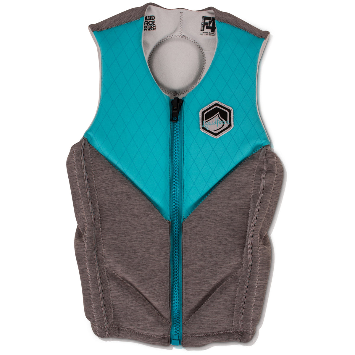 Liquid Force Happy Hour Comp Wakeboard Vest - Women's 2019 Aqua/Heather