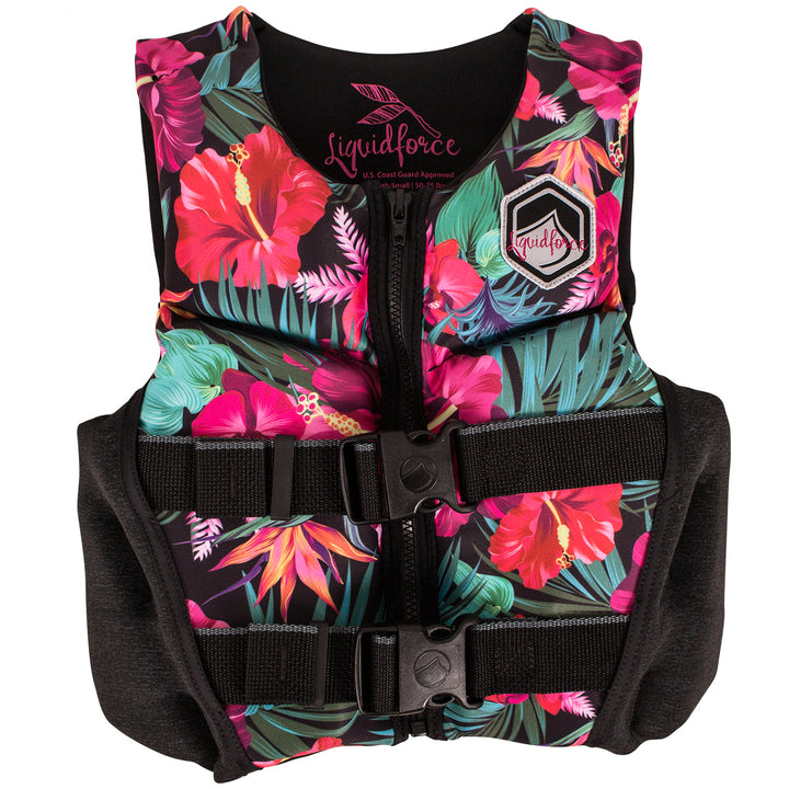 Liquid Force Lanai Youth CGA Wakeboard Vest - Girls' 2021 Tropical