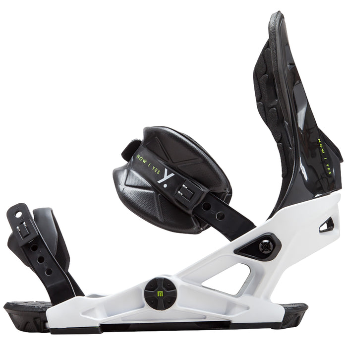 Now x Yes. Snowboard Bindings 2019 White