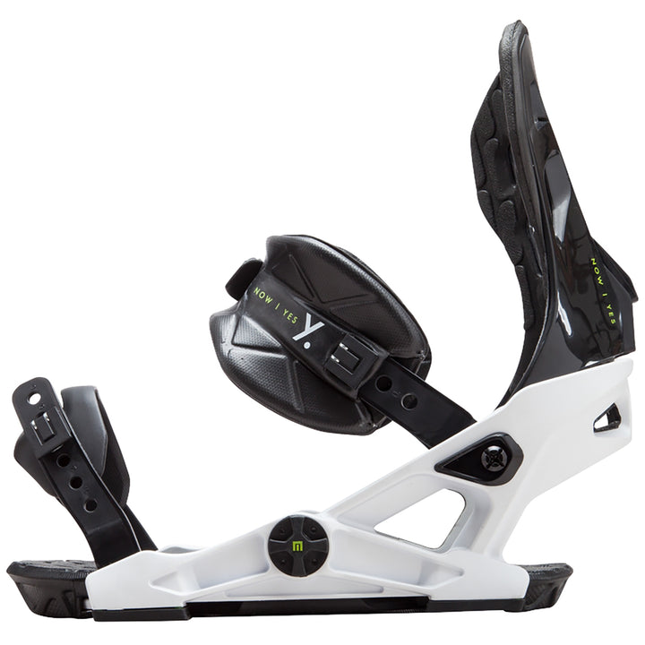 Now x Yes. Snowboard Bindings 2019 White
