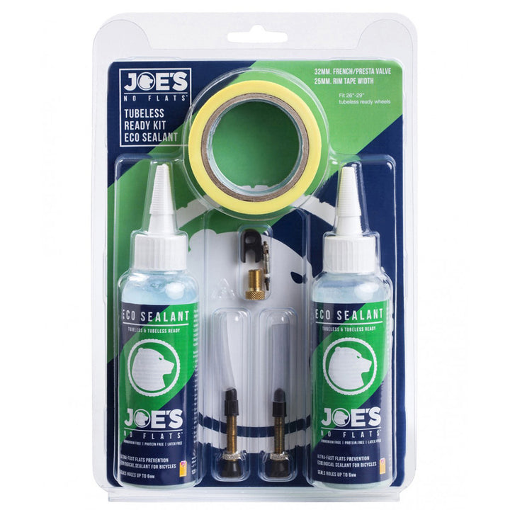 Joe's No Flats Eco Sealant Tubeless Ready Kit