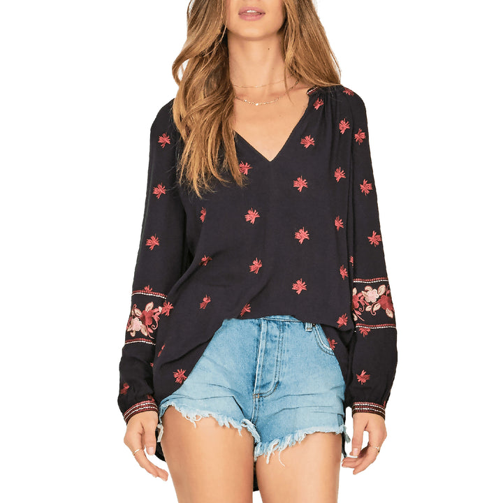 Amuse Society Campanilla Woven Shirt - Women's Black