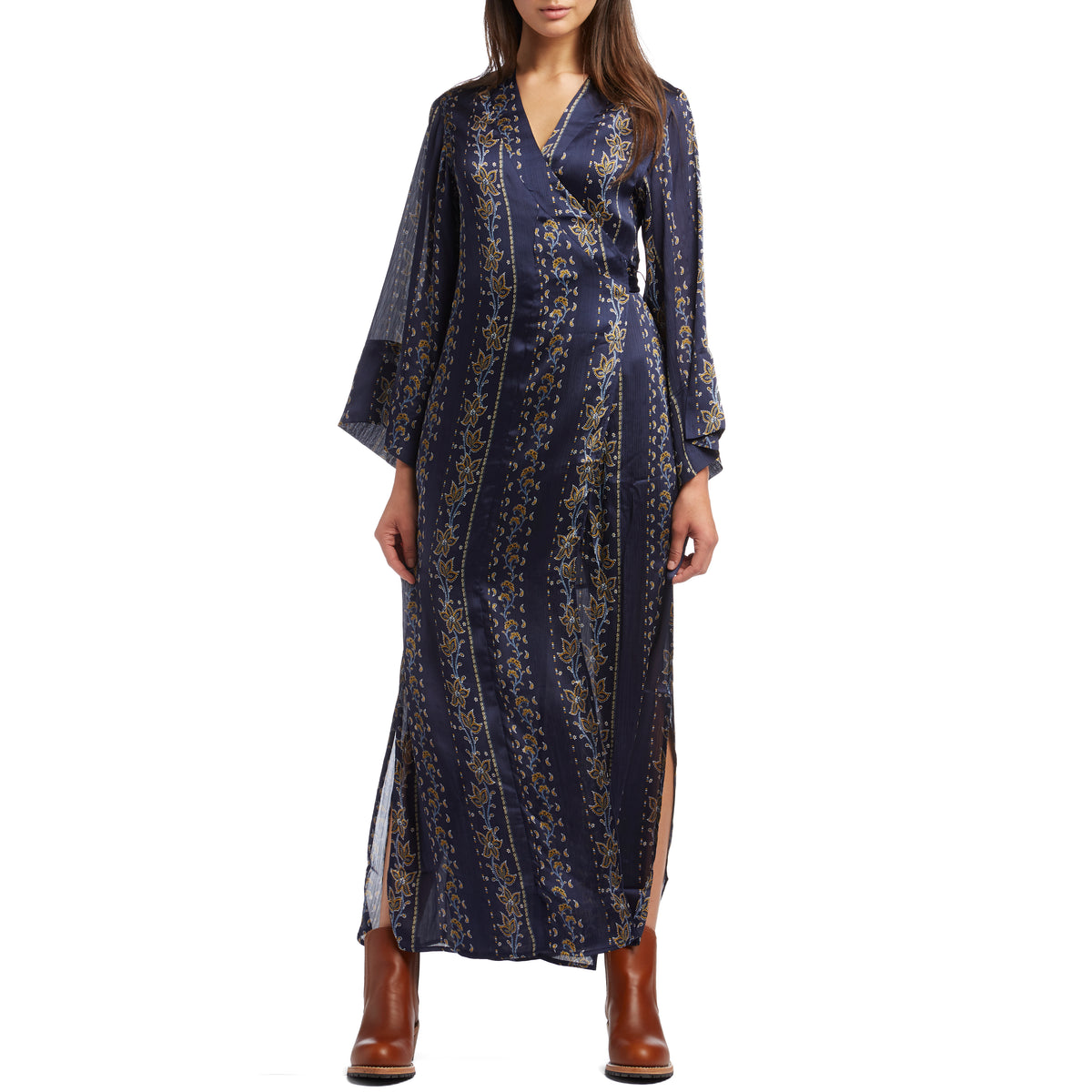 ASTR Cordelia Dress - Women's Navy Vine