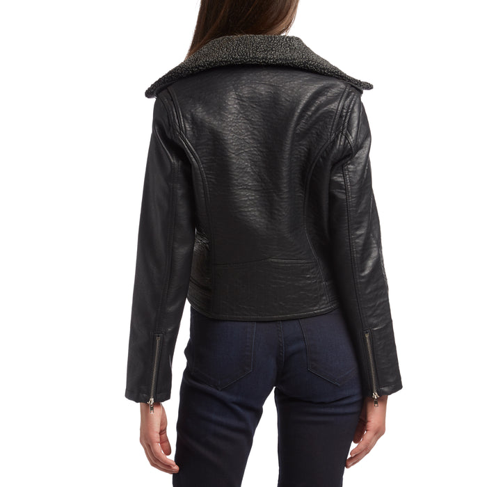 Obey Clothing Joey Vegan Moto Jacket - Women's Black