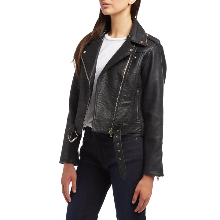 Obey Clothing Joey Vegan Moto Jacket - Women's Black