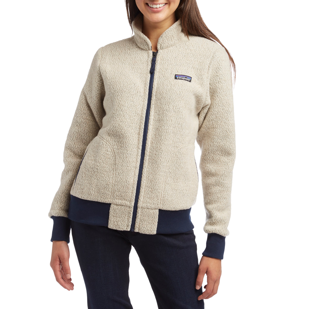 Patagonia Woolyester Fleece Jacket - Women's Oatmeal Heather