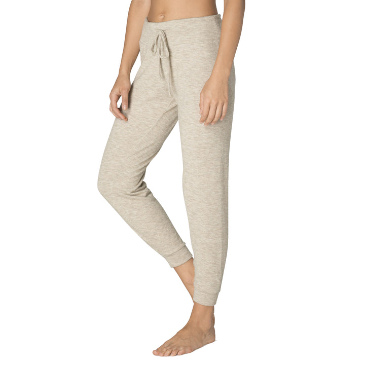 Beyond Yoga Lounge Around Midi Jogger - Women's Oatmeal Heather