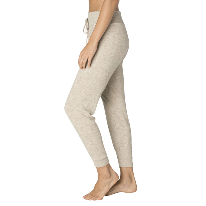 Beyond Yoga Lounge Around Midi Jogger - Women's Oatmeal Heather