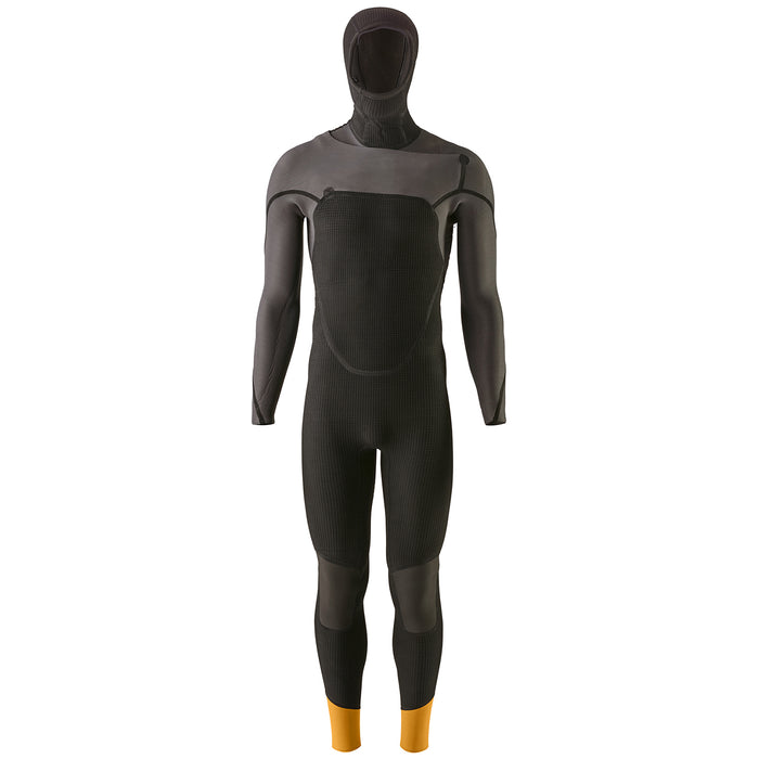 Patagonia R3 Yulex Front Zip Hooded Wetsuit Black