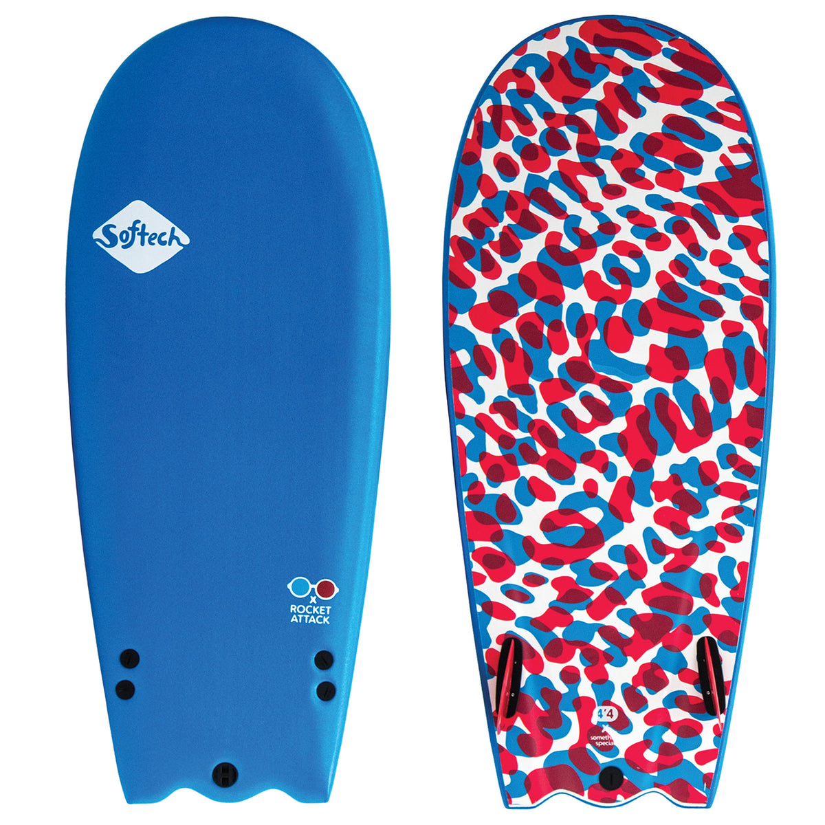 Softech Rocket Attack 4'4'' 3D Surfboard