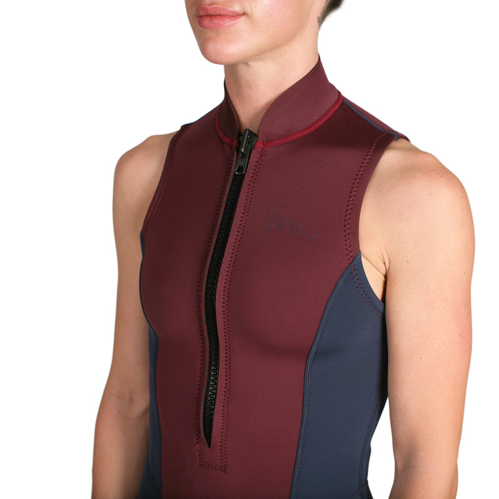 Imperial Motion Luxxe Classic Spring Jane Wetsuit - Women's Navy/Wine