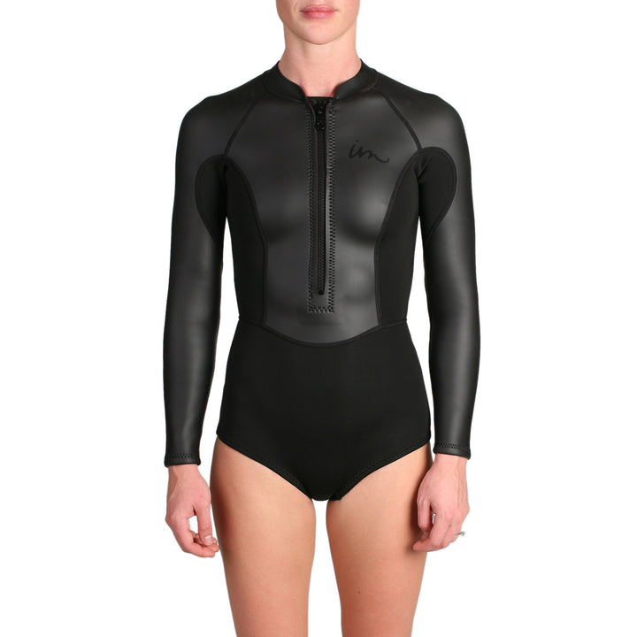 Imperial Motion Luxxe Classic Long-Sleeve Hipster Springsuit - Women's Black