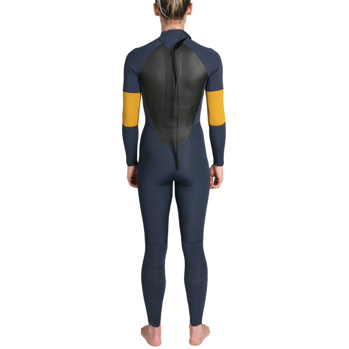 Imperial Motion 3/2 Luxxe Deluxe Back Zip Wetsuit - Women's Navy/Mustard