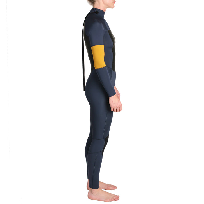 Imperial Motion 3/2 Luxxe Deluxe Back Zip Wetsuit - Women's Navy/Mustard