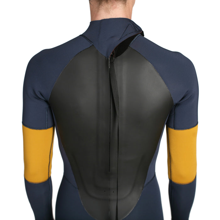 Imperial Motion 3/2 Luxxe Deluxe Back Zip Wetsuit - Women's Navy/Mustard