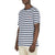 Barney Cools Olympic Embo T-Shirt Navy Stripe