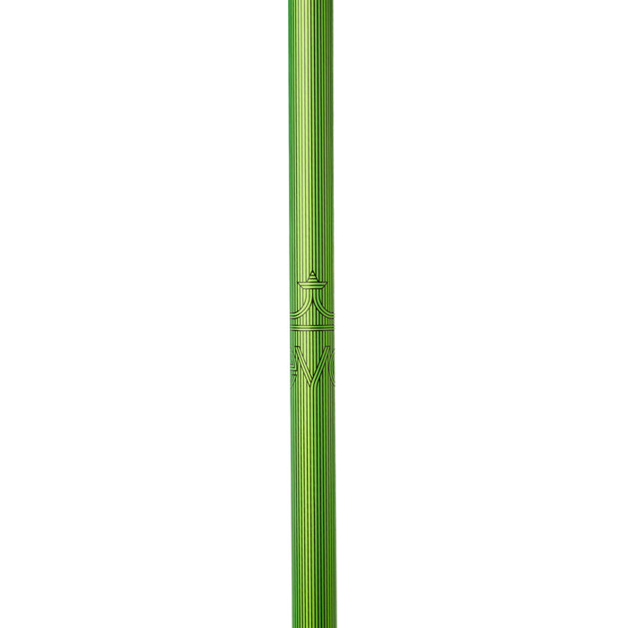 evo Send'r Ski Poles 2020 Matte Black/Matte Green Stripe Fade