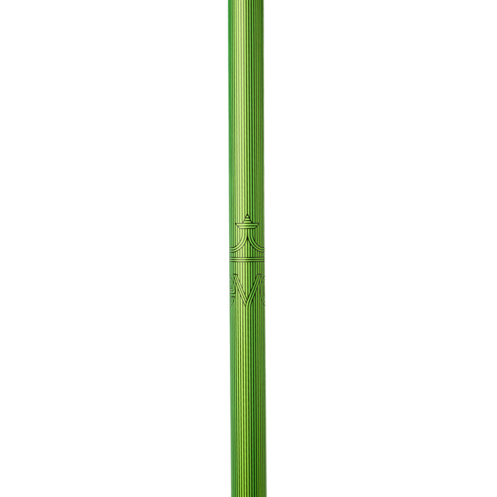 evo Send'r Ski Poles 2020 Matte Black/Matte Green Stripe Fade