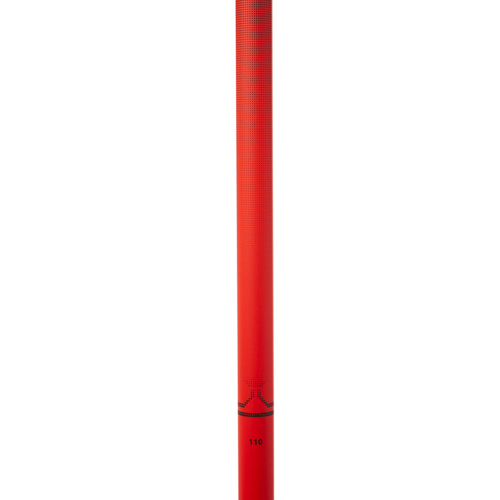 evo Double-E Ski Poles 2022 Matte Red/Matte Black Dot Fade