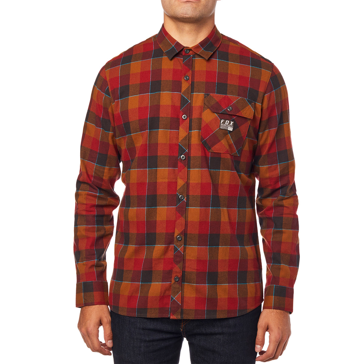 Fox Rowan Stretch Flannel Bordeaux