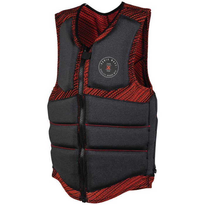 Ronix One Custom Fit Boa Impact Wakeboard Jacket 2019 Grey Heather/Red