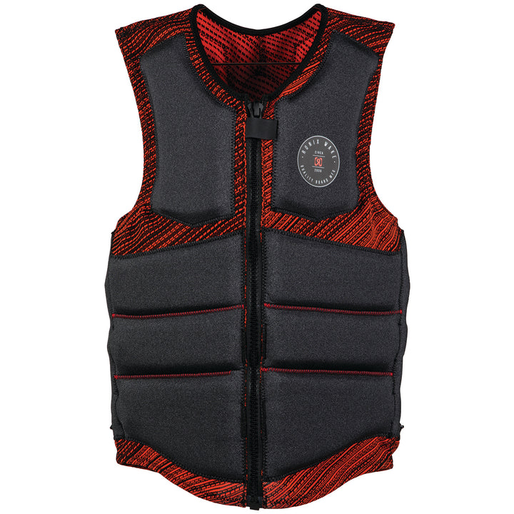 Ronix One Custom Fit Boa Impact Wakeboard Jacket 2019 Grey Heather/Red