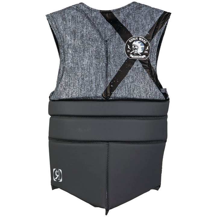 Ronix Parks Athletic Cut Impact Wakeboard Vest 2019 Charcoal Heather/Grey